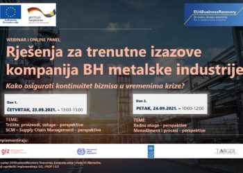 Održan webinar i online panel: Rješenja za trenutne izazove kompanija BH metalske industrije?